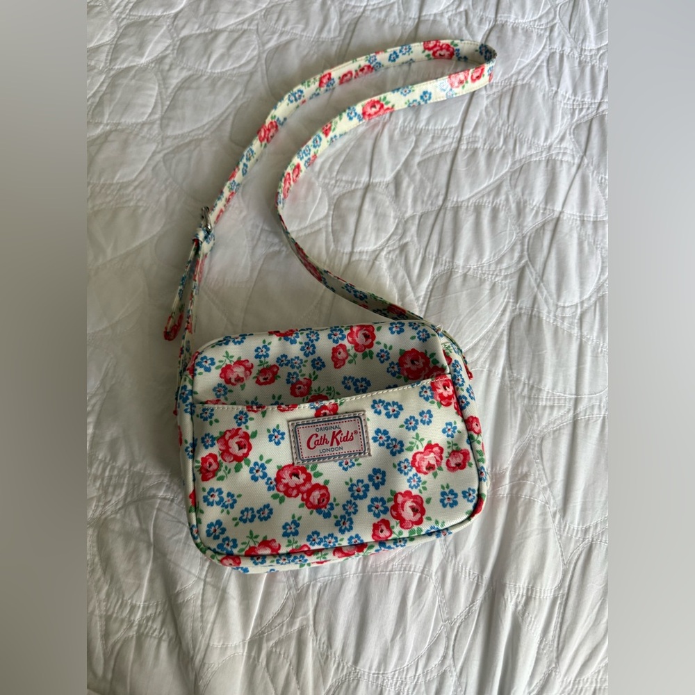 Cath Kidston Floral Kids Bag - White and Red